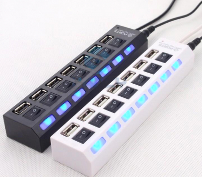 Разветвитель USB HUB 2.0 7 портов 500GB